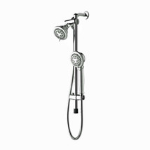 Hand Shower &amp; Massage Head 5 Function w/Slide Bar - £78.14 GBP