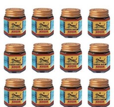 Pack12 Jars x 30g Red Tiger balm Pain Relief  Muscular Aches - Thailand ... - $77.22