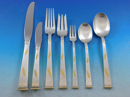 Golden Wheat by Gorham Sterling Silver Flatware Service 12 Set 97 pieces Scarce - £6,923.13 GBP