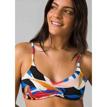 prAna Jess Size Small (S) Reversible Front Shirring Bikini Top Tropics 1... - £26.00 GBP