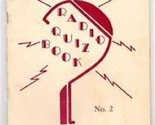 Radio Quiz Book  Religious Questions  1950&#39;s Dr&#39;s Webber &amp; Lockyer - $11.88