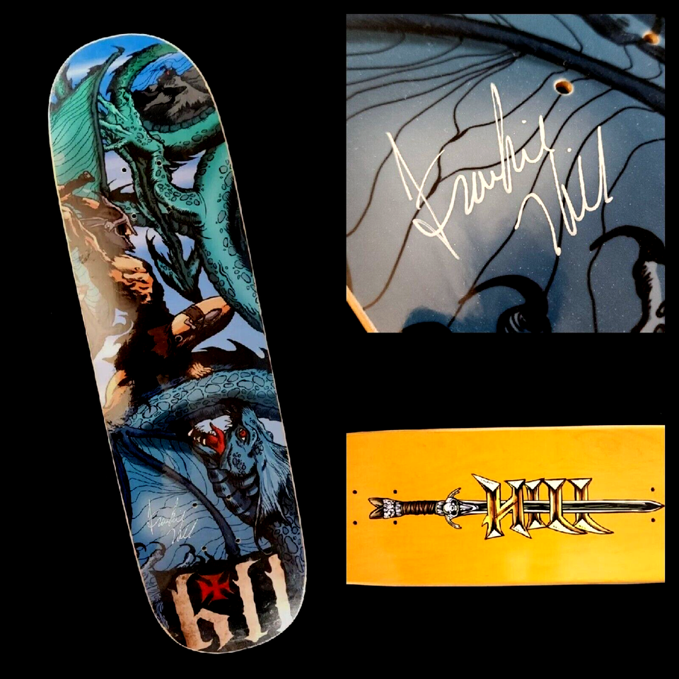 Frankie Hill Signed Conan The Barbarian Autograph 8.375" Skateboard Deck Bones - $169.99