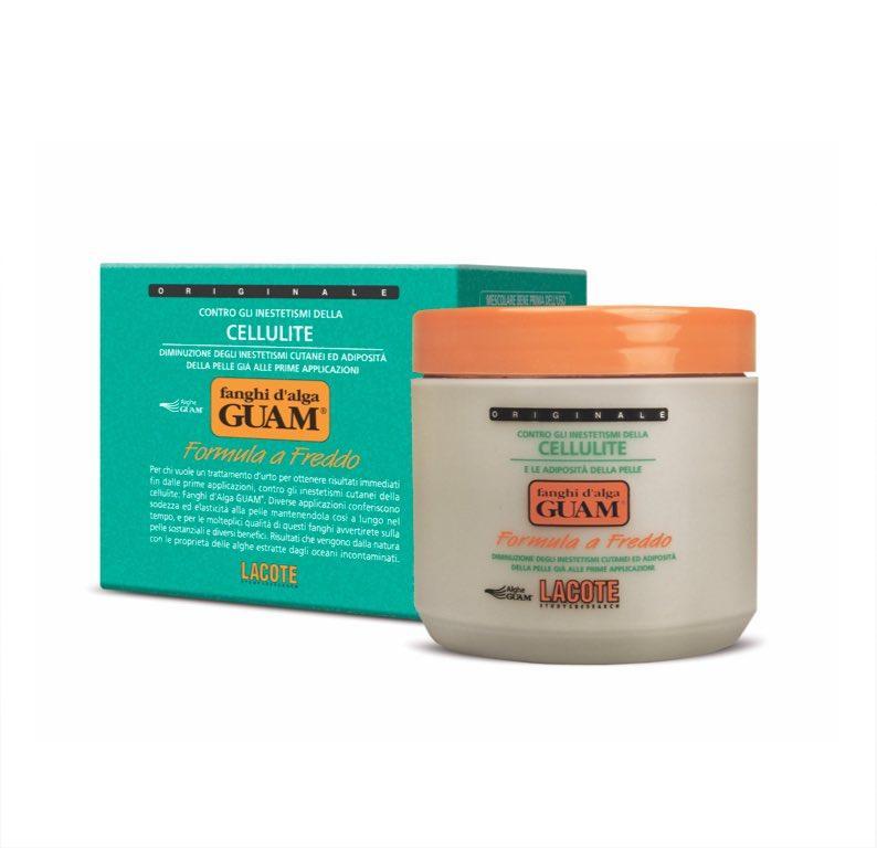 Guam Anti-Cellulite Body Wrap for Legs, Cold Formula, Against Water Retention