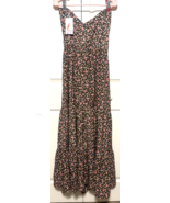 Pretty Garden M Womens One Shoulder Brown Maxi Floral Dress NEW - €16,95 EUR