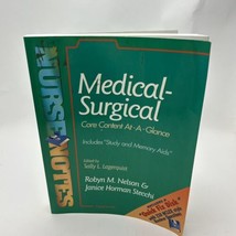 Nurse Notes Medical Surgical: Core Content At-A-Glance with Disk - $9.19