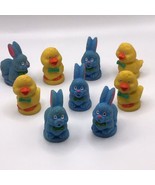 Animal Figurines Lot Of 9 Bunnies Chicks Easter Decor Mini Fairy Garden ... - $6.92