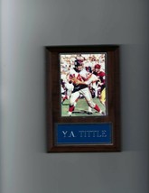 Y.A. Tittle Plaque New York Giants Ny Football Nfl - $3.95