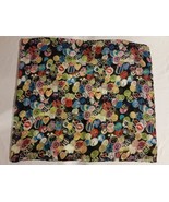 3 QUANTITY BUNDLE SCARF BLACK VINTAGE BUTTONS, PINK FLOWERS, BLACK WHITE... - €32,88 EUR