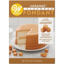 Wilton Caramel-Flavored Premade Fondant for Cake Decorating, 24 oz. - £36.90 GBP