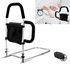Bed Rails for Elderly Adults Safety-Bed Assist Rail with Double Grab Bar... - €62,80 EUR