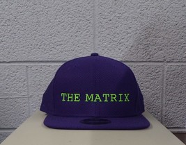 The Matrix New Era Flat Bill Snapback Embroidered Cap Hat Neo Morpheus Trinity - £20.50 GBP