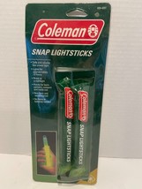 Coleman Snap Lightsticks Illumisticks Green 2 Pack New in Package - £4.35 GBP