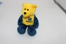 Indiana Pacers NBA #17 chris Mullin  Beanie Bear Limited Treasures Matte... - $7.92
