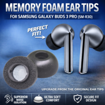 Memory Foam Ear Tips (S/M/L) for Samsung Galaxy Buds 3 Pro – 3 Pairs - $13.99