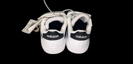 Adidas Grand Court 2.0 CF Toddler Shoes 4K White Black Stripes New With Box Baby image 6