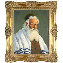 &quot;Shalom&quot; By Fred Stueckmann 1963 Signed Oil Painting Framed 26&quot;x22 1/2&quot; - £456.44 GBP
