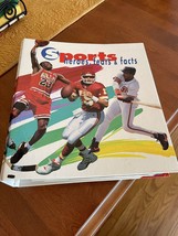 1994 Sports Heroes, Feats &amp; Facts Binder Notebook - Hardcover Book USED JORDAN - £6.11 GBP