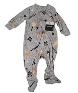 Infant Boys &amp; Girls Gray &amp; Orange Candy Halloween Sleeper Pajamas Size 0... - £5.98 GBP