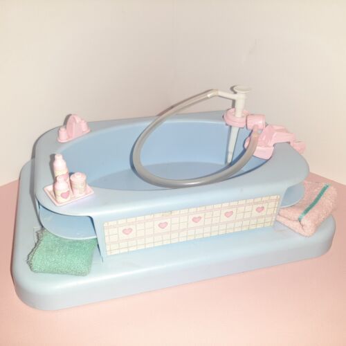 Primary image for Vintage Mattel The Heart Family Kids Bathtub Play Set #5157 1987 Barbie
