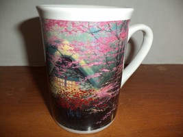 2004 Thomas Kinkade Coffee Mug Cup Stepping Stone Cottage 8oz Horses - $280.41 MXN