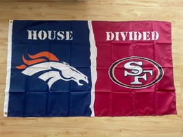 Denver Broncos Pride Flag 3x5ft Banner Polyester American Football broncos037 - £15.77 GBP