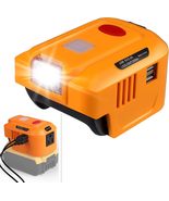 Power Inverter Generator for Dewalt 20V 60V Battery,150W,DC 20V to AC 110V - $38.99