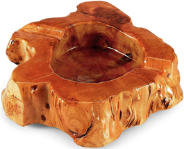 Wooden Cigar Ashtray Outdoor Indoor Cigar Ashtray and Great Gifts for Cigar Love - £11.85 GBP