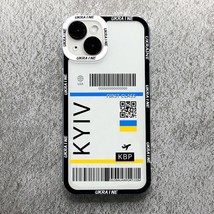 Ukraine Flag Badge Pattern Phone Case For iPhone 11 12 13 14 Pro Max 7 8 Plus SE - £5.84 GBP
