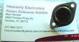 CLEVITE 2N257P PNP Ge Audio Power TRANSISTOR Vcb 40V Hfe 40 min TO-3 45W... - $8.66