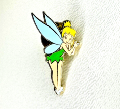 Disney Pin Peter Pan Tinker Bell Blue Wings Pin Vintage Older Pin Back T... - $5.34