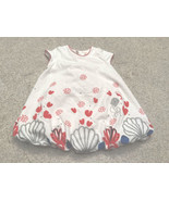 Catamini White Bubble Dress With Abstract Design (12Mo.) - £24.47 GBP