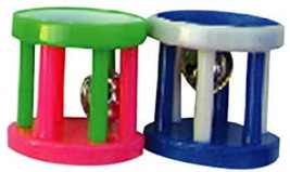 AE Cage Company Happy Beaks Small Barrel Foot Toy for Birds 48 count AE Cage Com - £37.92 GBP
