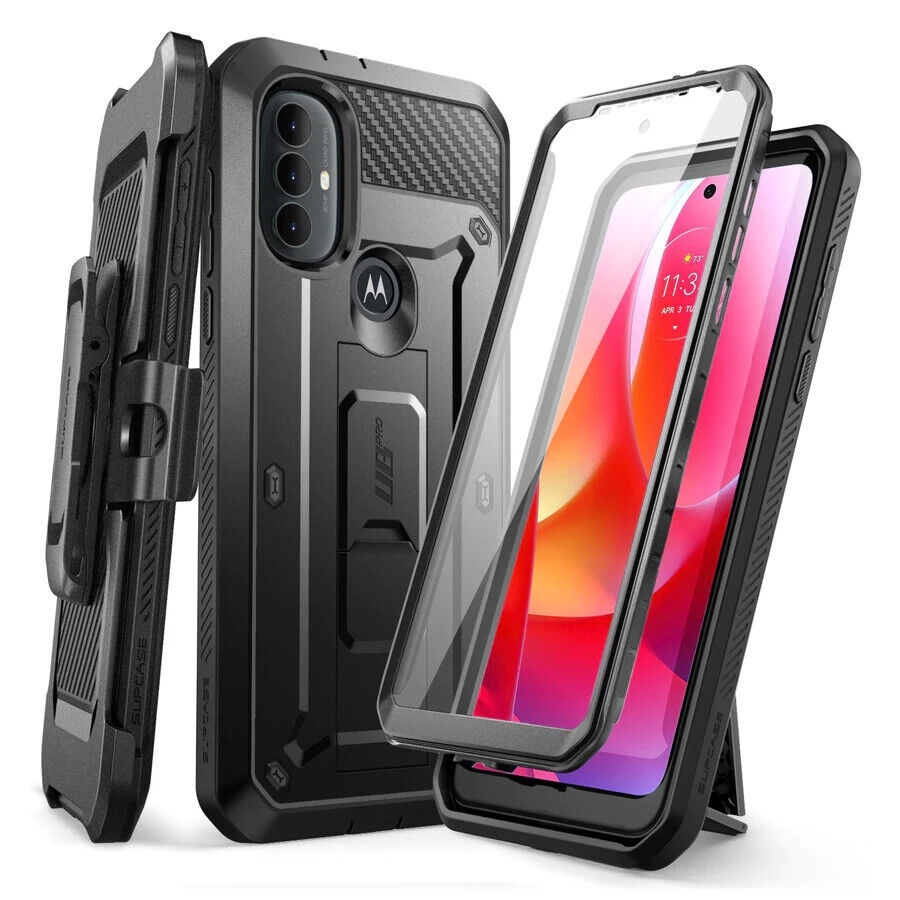 SUPCASE For Moto G Power Hard Case UBPRO Rugged Full Body Screen Protector Case