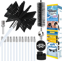 40Ft Dryer Vent Cleaning Kit, Lint Removes, Extends Up To 40 Feet, Synth... - £59.16 GBP