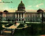 Capitol Building Harrisburg Pennsylvania PA 1908 DB Postcard - $4.90