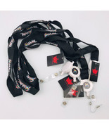 Miami Marlins MLB Licensed Black Lanyard w/ Badge Reel New w/ Tag Aminco  - $9.49