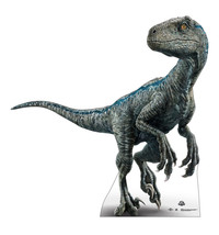 BLUE THE VELOCIRAPTOR Jurassic World CARDBOARD CUTOUT Standup Standee Di... - £36.96 GBP