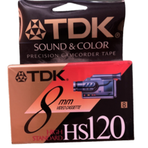 TDK MP Premium 8mm 120min Video Camcorder Cassette Tape (P6-120HS) - $14.73