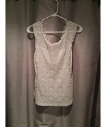 Express Pullover Women Medium Lace Summer Coquette Cottage Prairie Top - $113.85 MXN