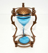 7&quot; Nautical Sand Timer Hourglass Sand Timer Vintage Maritime Marine Brass - £26.82 GBP