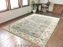 Tapis Ballard Alexandra 8&#39;x10&#39; ft style persan touffeté fait main 100 % laine - £400.60 GBP