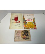 Lot Of 3 Vintage Jell-O Recipes Cookbook Pamplets - £15.55 GBP