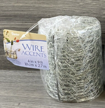 Darice Wire Accents 4” X 9ft Chicken Wire Crafts Flower pots &amp; More - £8.30 GBP