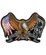 JUMBO AMERICAN POW MIA EAGLE WINGS PATCH  iron on - $32.38 CAD