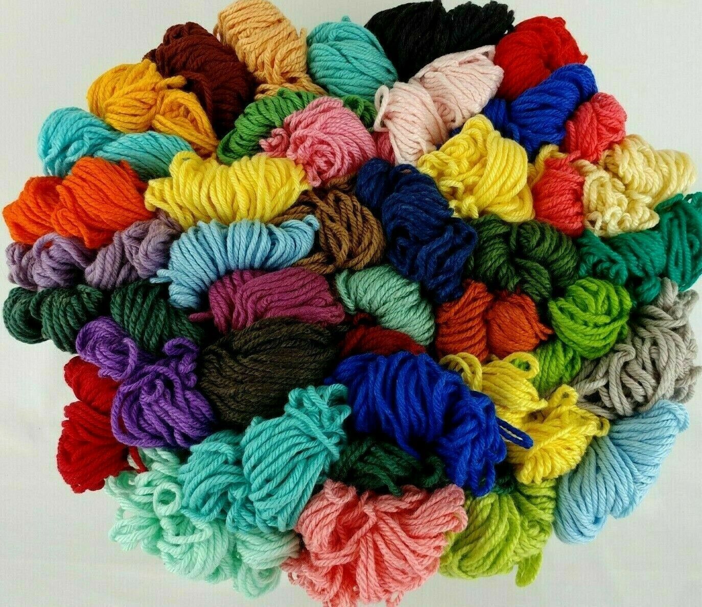 Aunt Lydias Heavy Rug Yarn 55 COLORS 70-180 YD Skeins Rayon Cotton Vtg You Pick - $4.50 - $25.95