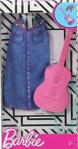 Barbie Careers Musician Doll Dress Blue Sim Denim Sleeveless 2020 Mattel... - £6.57 GBP