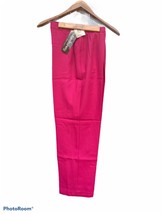 VTG Leslie Fay Haberdashery Pants Cranberry Straight Leg Polyester Size ... - $18.57