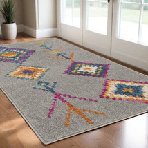 2&#39; X 3&#39; Gray Geometric Berber Area Rug - $45.49+