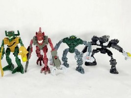 Lot of 4 BIONICLE McDonald&#39;s Happy Meal Action Figures Toys 2006 &amp; 2007    - £10.21 GBP