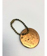 Vintage Westinghouse Life-Line Motors Coin Key Chain, 1.5&quot; Diameter, Used - £22.35 GBP